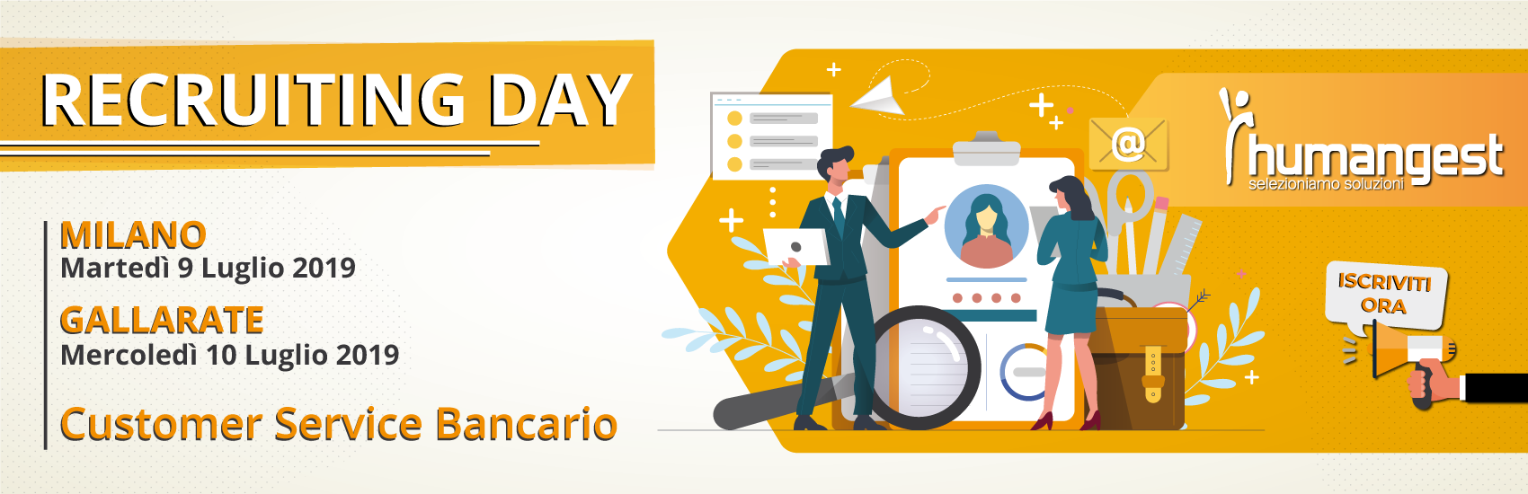 HUMANGEST RECRUITING DAY: MILANO E GALLARATE