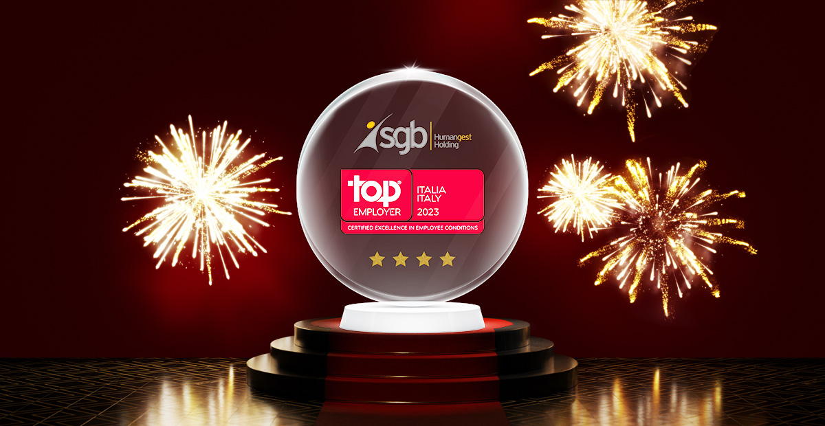 SGB HUMANGEST RICEVE LA CERTIFICAZIONE TOP EMPLOYER 2023!