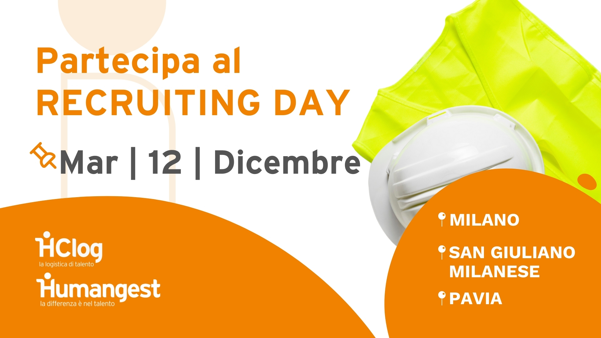 Recruiting Day Lombardia Martedì 12 dicembre