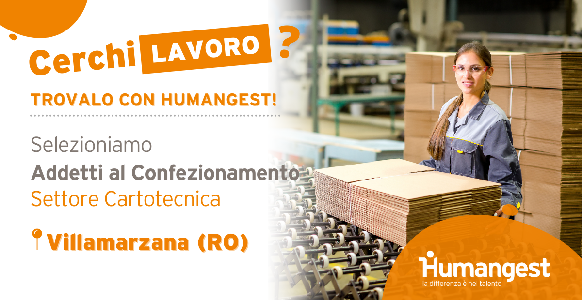 Lavora a Padova nel settore Cartotecnica!