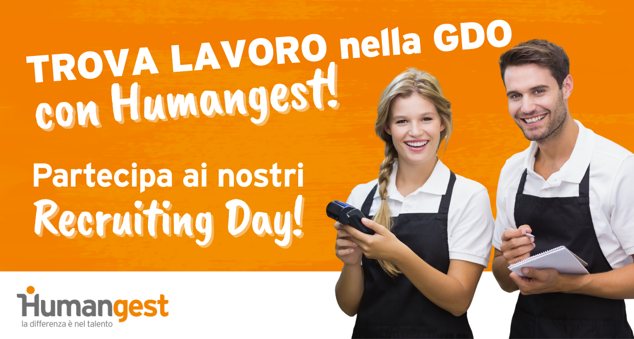 Lavora nella GDO, con Humangest!