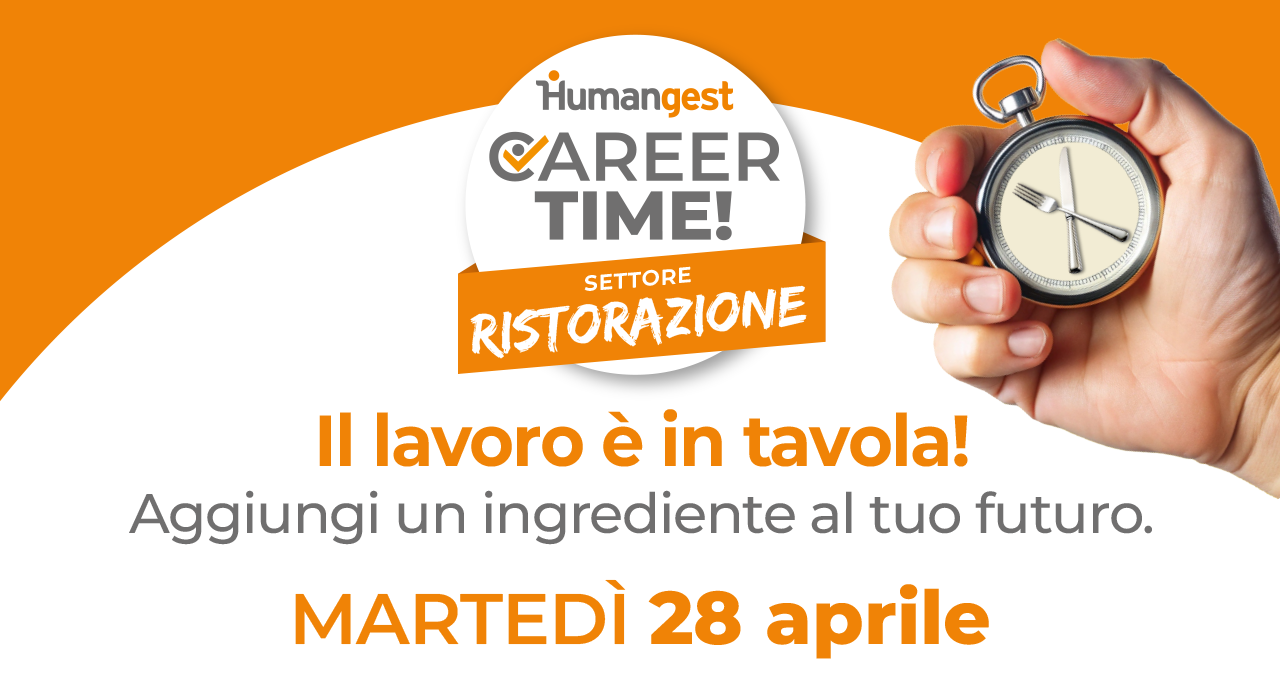 28 Aprile 2026: Partecipa al Career Time!