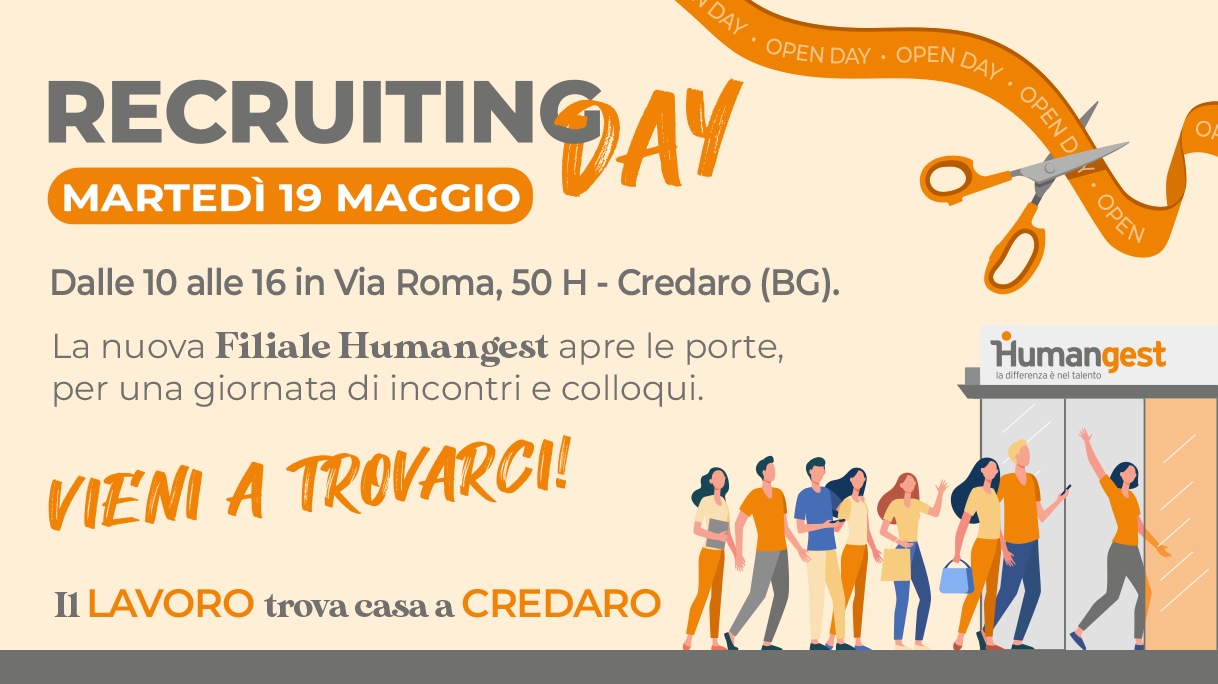 Nuova filiale Humangest a Credaro!