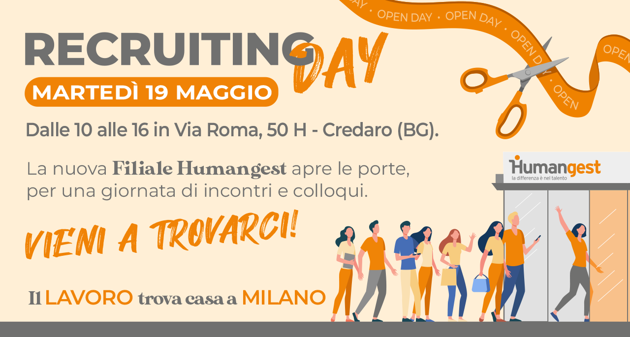 Nuova filiale Humangest a Credaro!