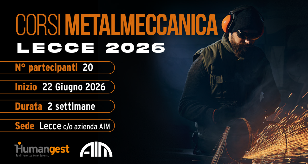 Formati nelle lavorazioni meccaniche CNC e nella saldatura, a Lecce!