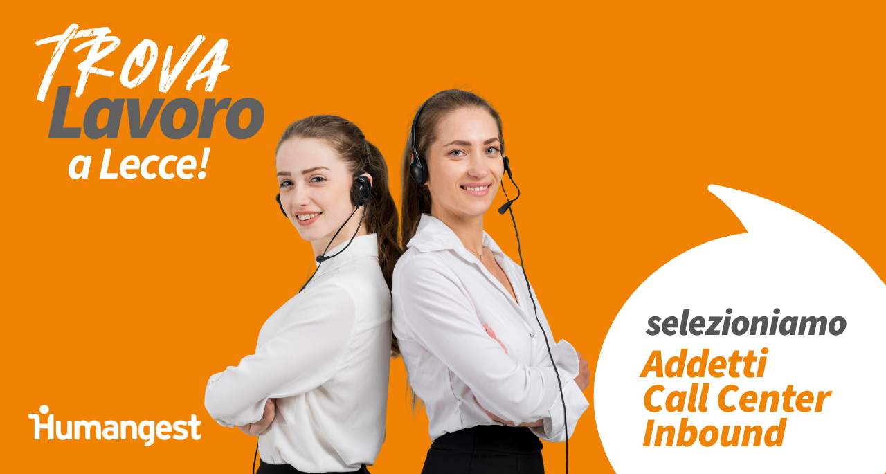 Selezioniamo Addetti all’assistenza clienti a Palermo